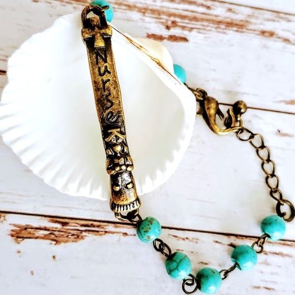 Jewelry - Boho Nurse Turquoise Bracelet